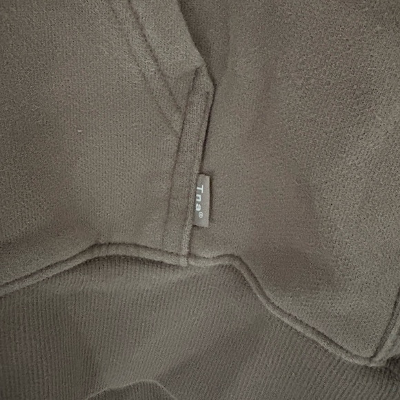 Aritzia TNA Taupe Boyfriend Hoodie - Picture 5 of 7